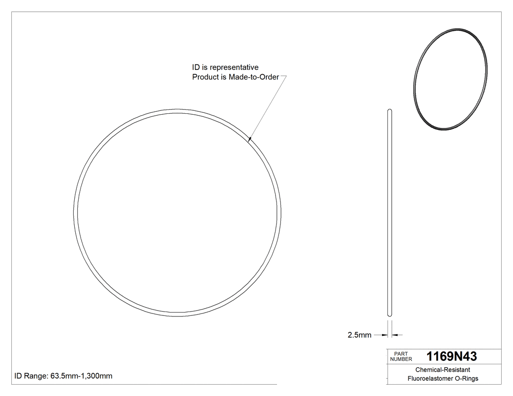 Technical drawing - 1169N43